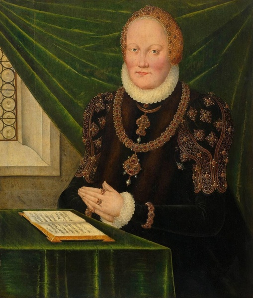 Anne de Danemark, électrice de Saxe, par Cranach