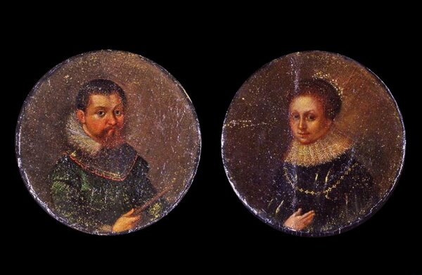 Jean-Georges&nbsp;Ier, électeur de Saxe, et Madeleine-Sibylle de Prusse