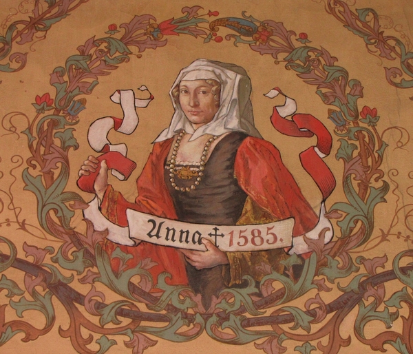 Anne de Danemark, électrice de Saxe, par Otto Schulz