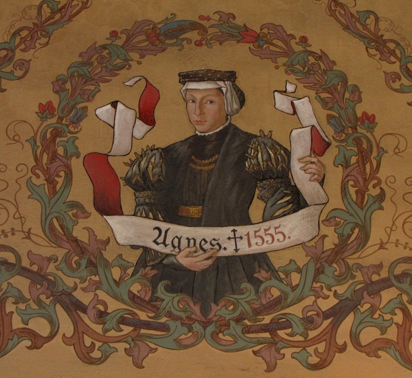 Agnès de Hesse, duchesse puis électrice de Saxe, par Otto Schulz