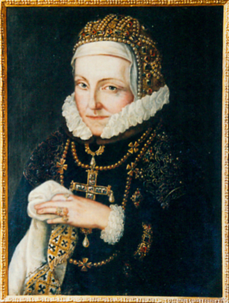 Anne de Danemark, électrice de Saxe, âgée
